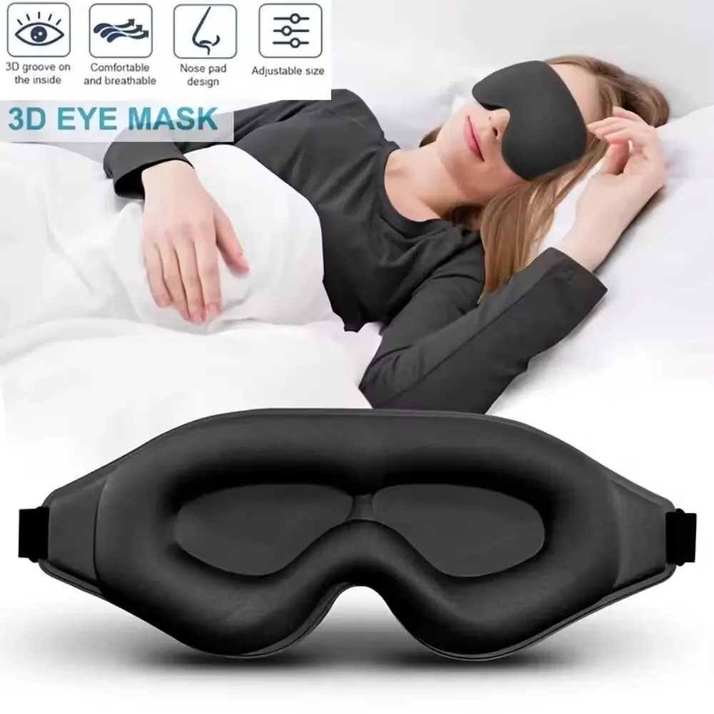 Travel Accessories Eye Mask - Antifaz 3D, Cómodo y Transpirable con