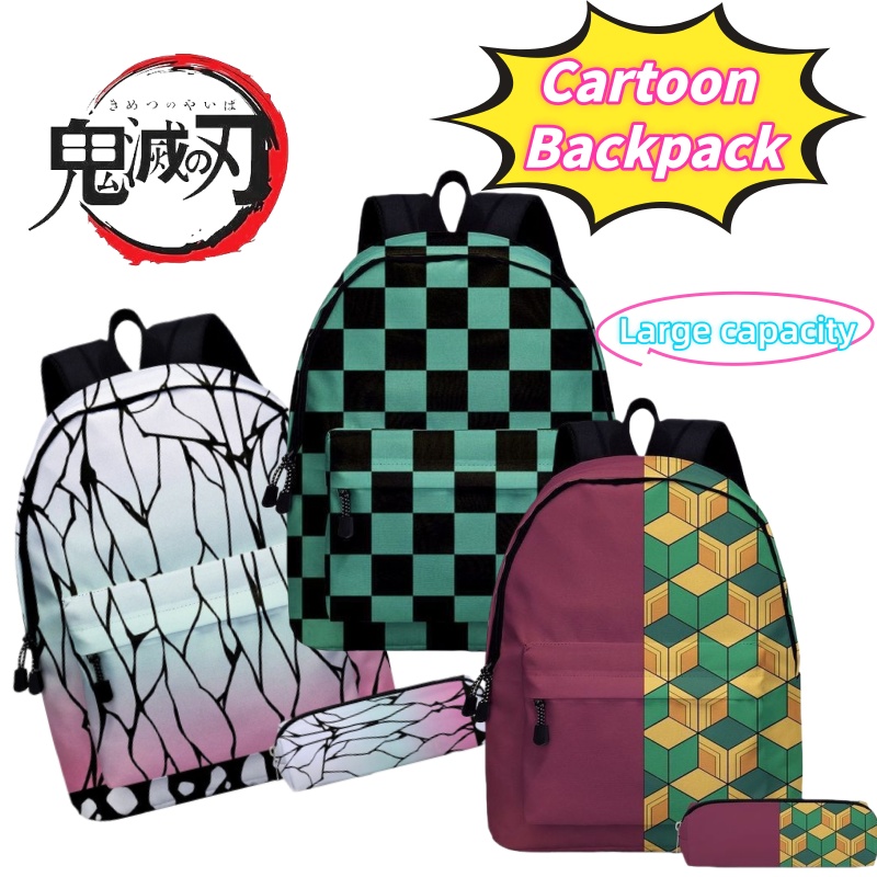 Travel Accessories And Bags - Mochila ligera para estudiantes Demon Slayer