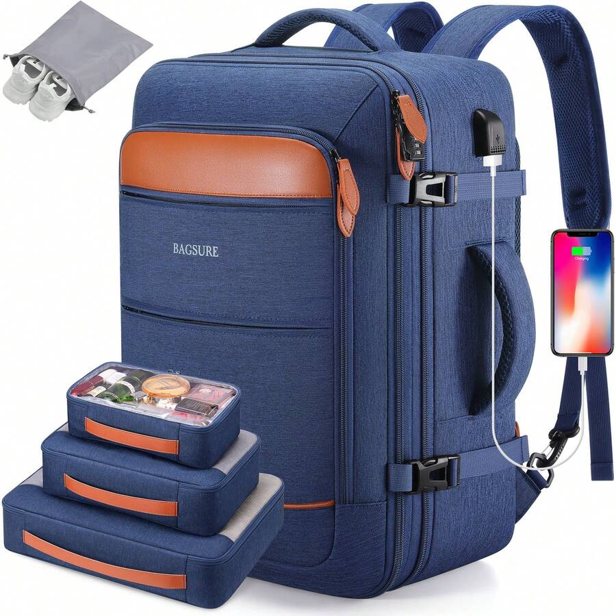 Travel Packing Cube - Mochila de viaje de 42L, mochila