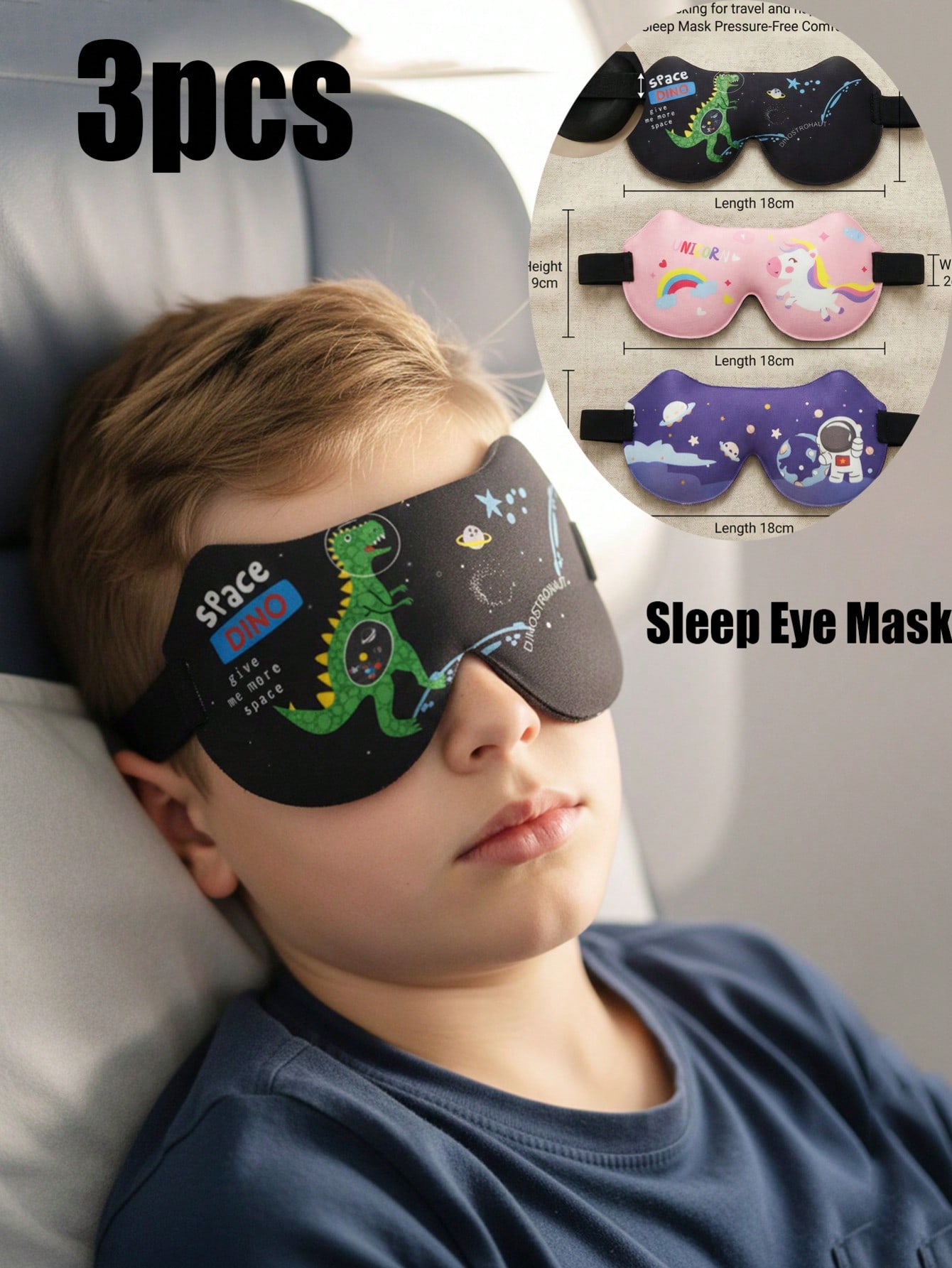 Travel Accessories Eye Mask - Antifaz 3D estéreo para dormir para