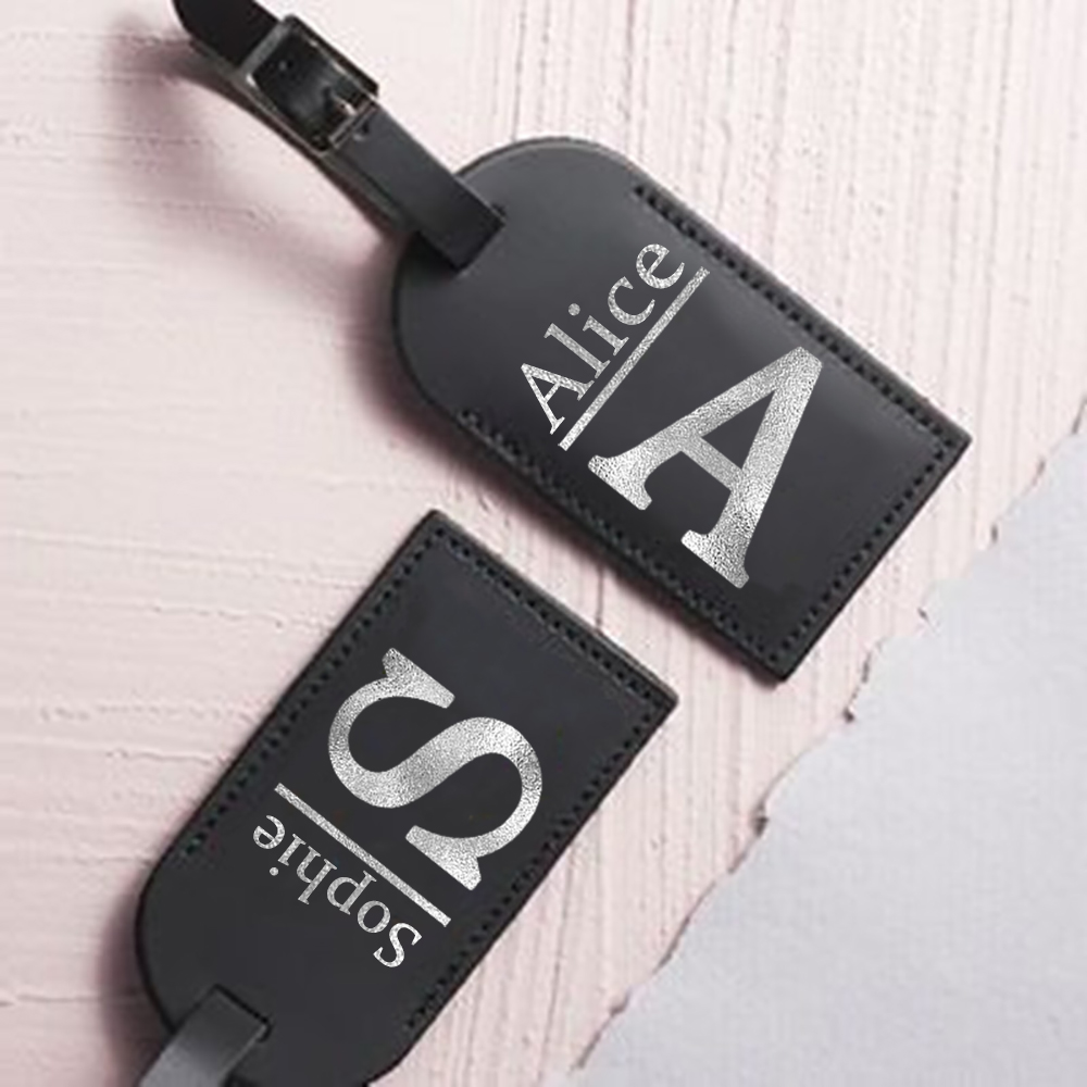 Travel Packing Cube - Carta personalizada con nombre monograma etiqueta