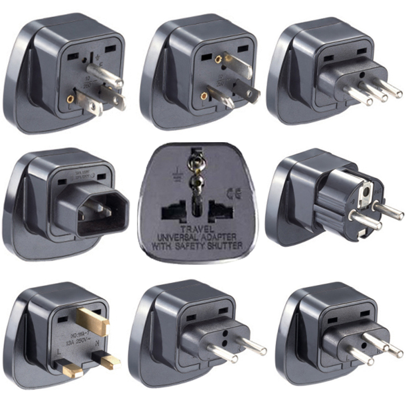 Travel Accessories Europe - Adaptador de enchufe Universal CE América