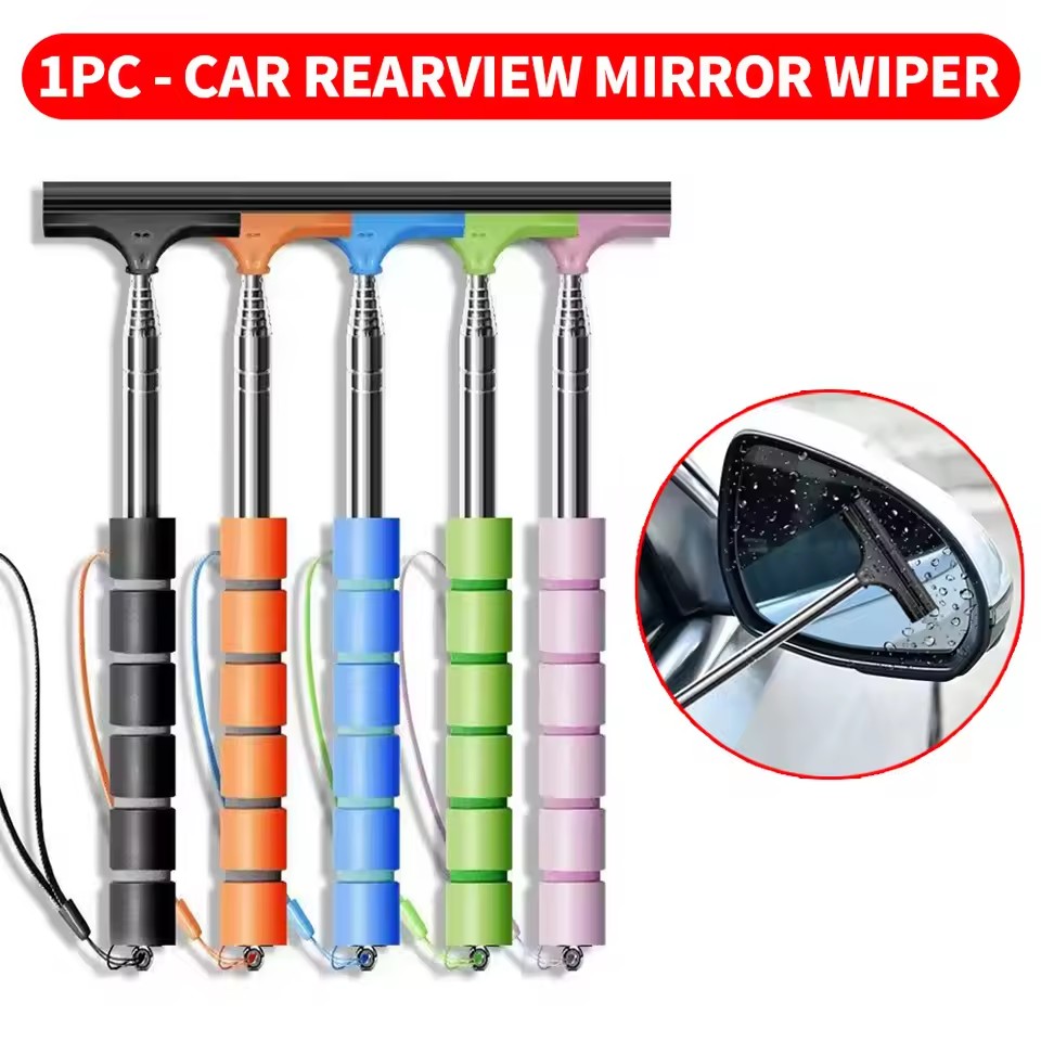 Travel Accessories Car - Limpiaparabrisas retráctil portátil de goma para