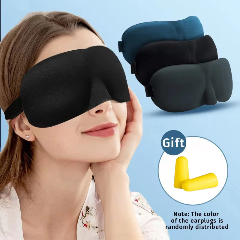 Travel Accessories Eye Mask - Antifaz para Dormir 3D Contorneado, Cubre
