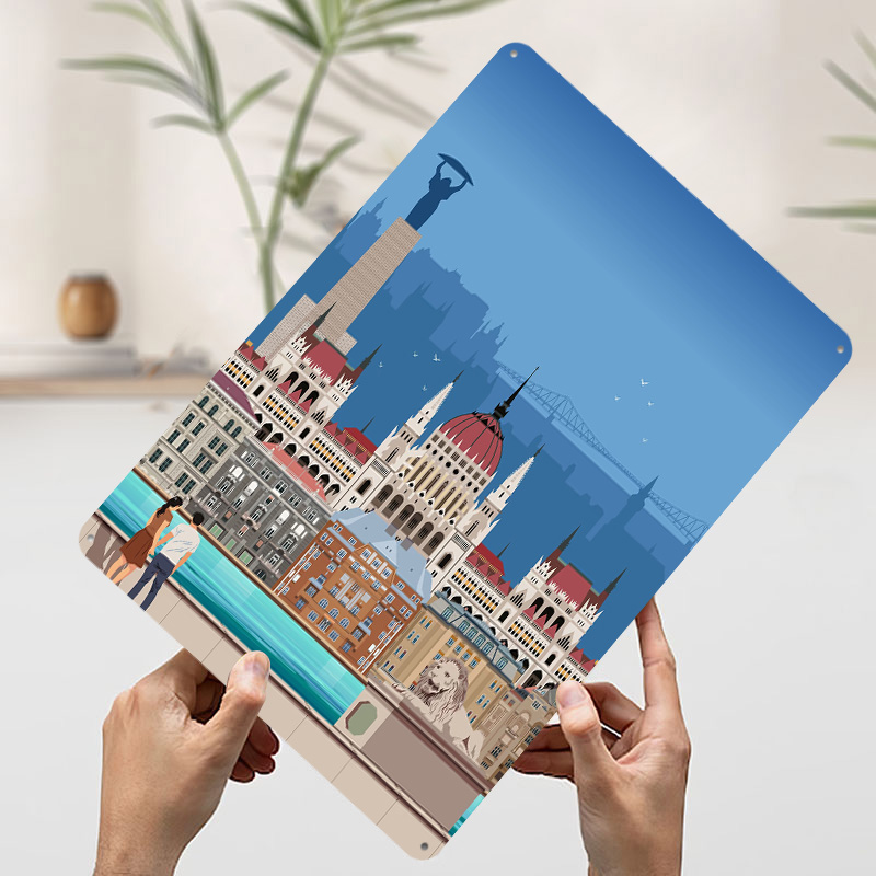 Póster de Metal con Diseño de  - Travel Accessories Europe reseña y precio