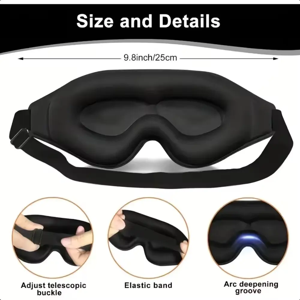 Antifaz 3D, Cómodo y Transpira - Travel Accessories Eye Mask reseña y precio