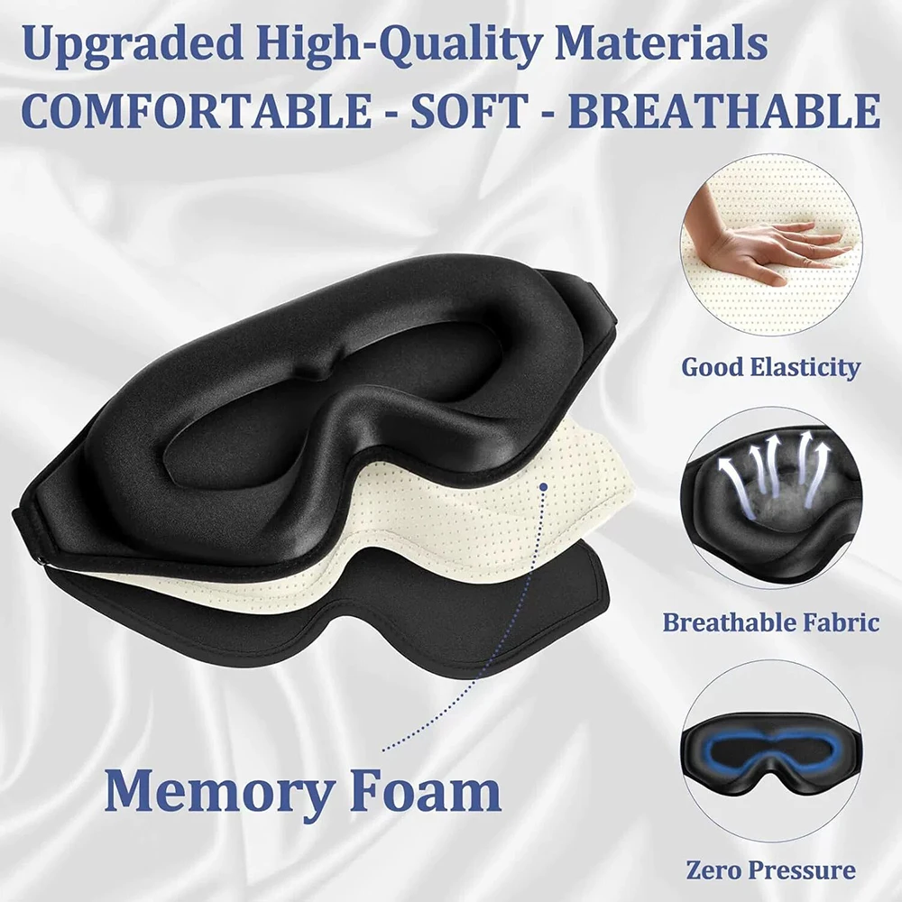 Antifaz 3D, Cómodo y Transpira - Travel Accessories Eye Mask reseña y precio