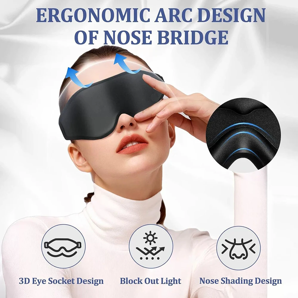 Antifaz 3D, Cómodo y Transpira - Travel Accessories Eye Mask reseña y precio