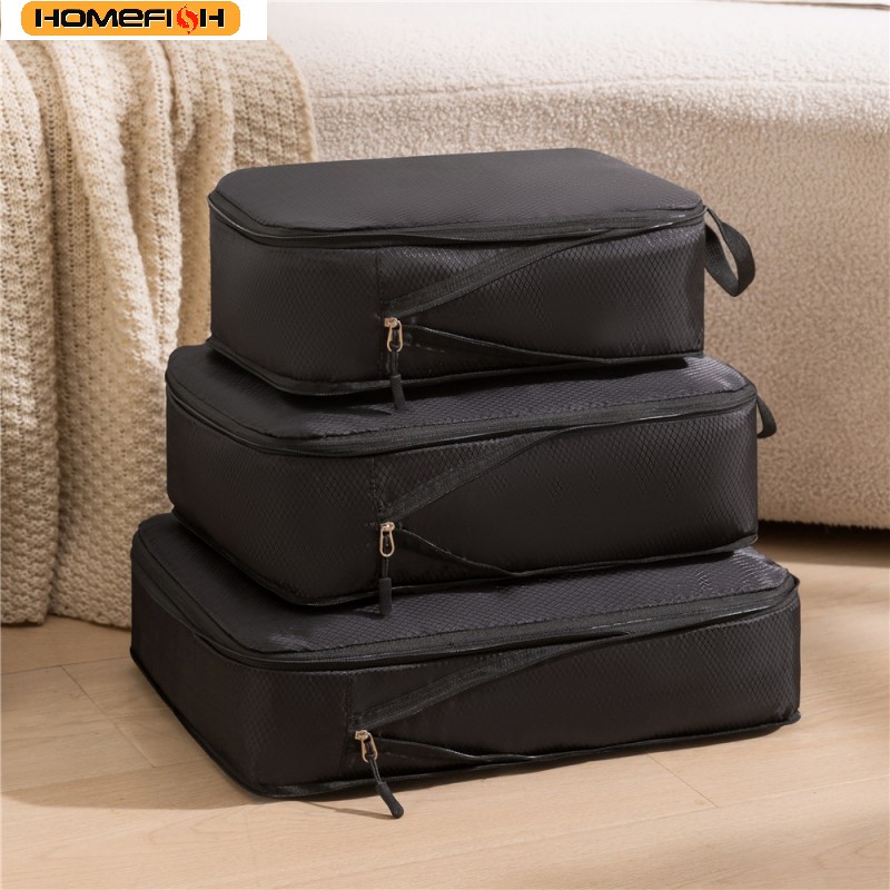 HOMEFISH Juego de 3 Bolsas de  - Travel Packing Cube reseña y precio