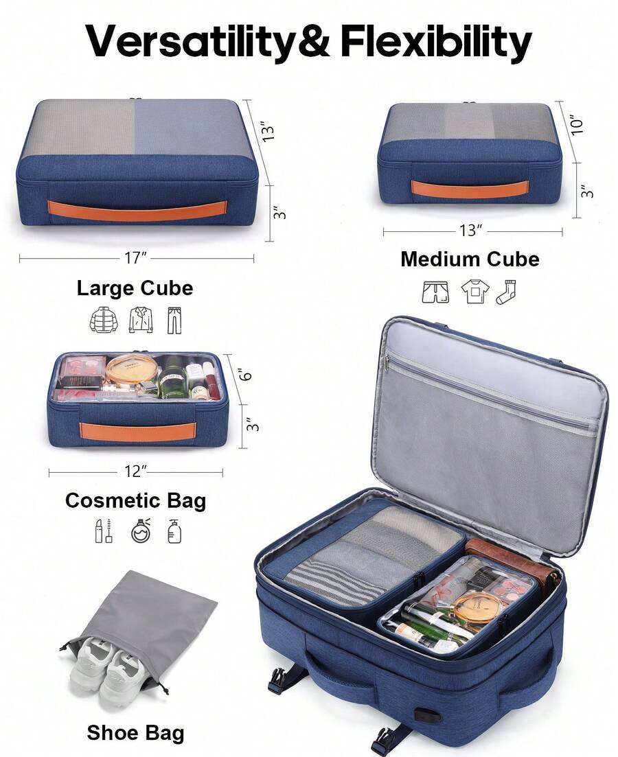 Mochila de viaje de 42L, mochi - Travel Packing Cube reseña y precio