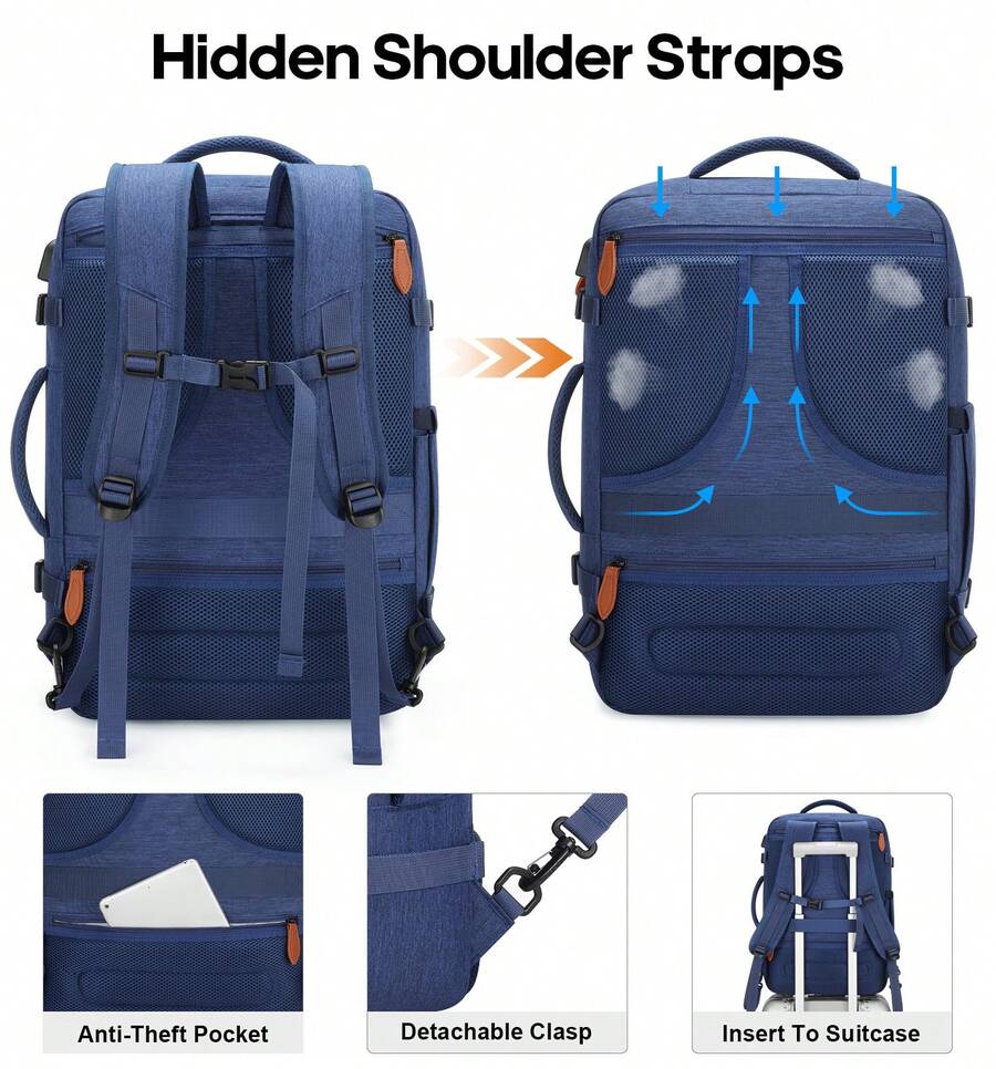 Mochila de viaje de 42L, mochi - Travel Packing Cube reseña y precio