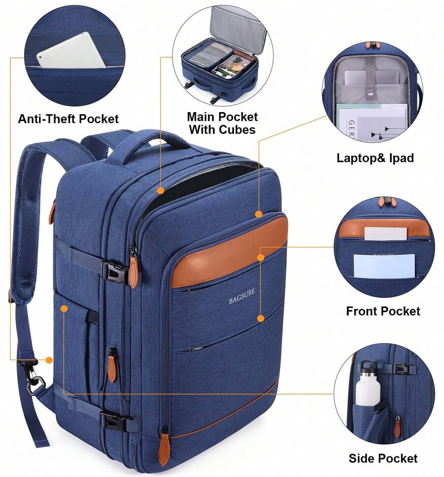 Mochila de viaje de 42L, mochi - Travel Packing Cube reseña y precio