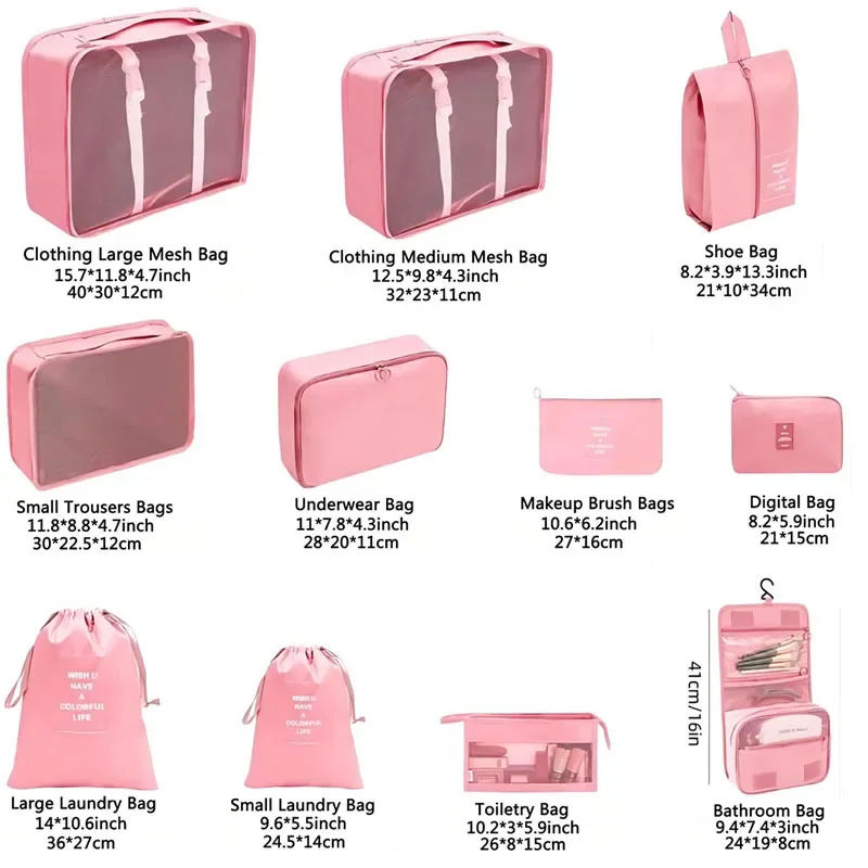 Juego de 8/9/10/11 Uds. De bol - Travel Accessories Organiser reseña y precio