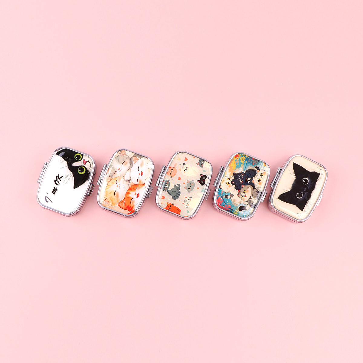 Cajas de pastillas de gato neg - Accessories Travel Jewelry Box reseña y precio