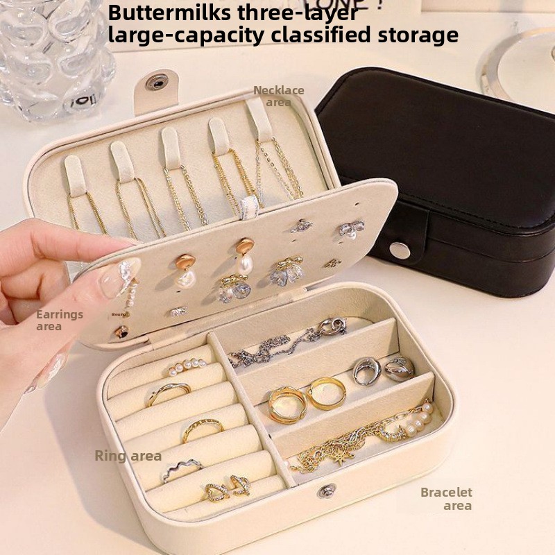 Estuche portátil mini antióxid - Accessories Travel Jewelry Box reseña y precio
