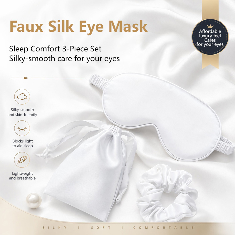 Antifaz de Seda de Doble Cara  - Travel Accessories Eye Mask reseña y precio
