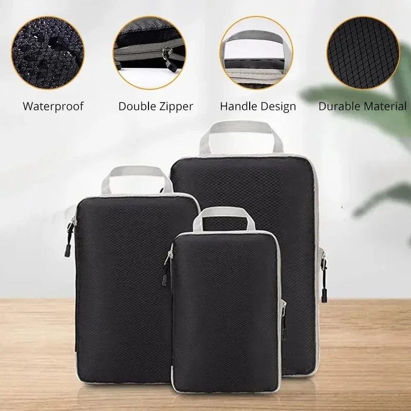 Juego de 3 Bolsas de Almacenam - Travel Accessories Organiser reseña y precio
