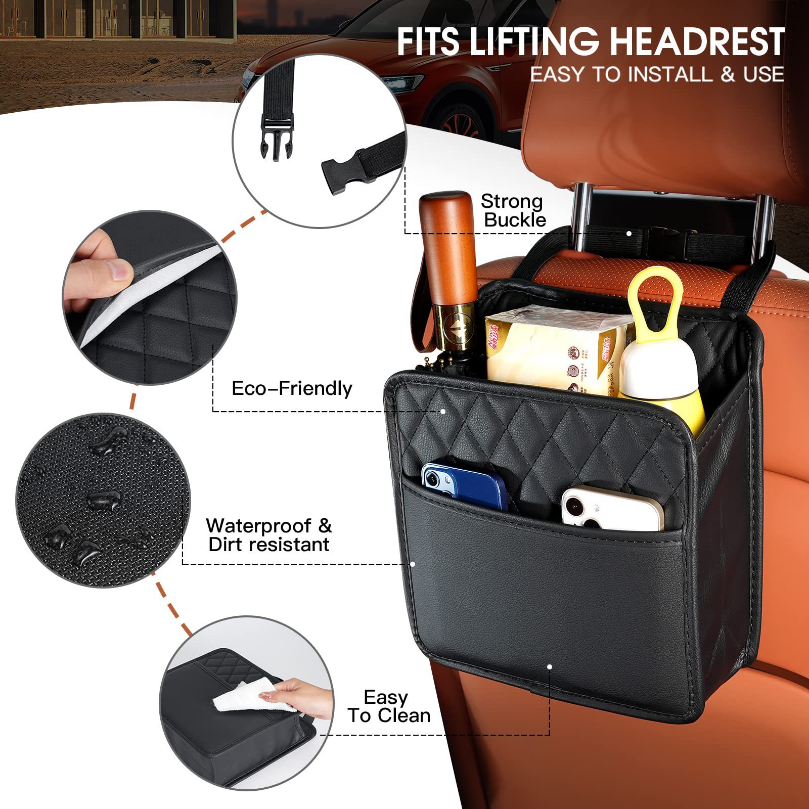 Organizador Colgante para Asie - Travel Accessories Car reseña y precio