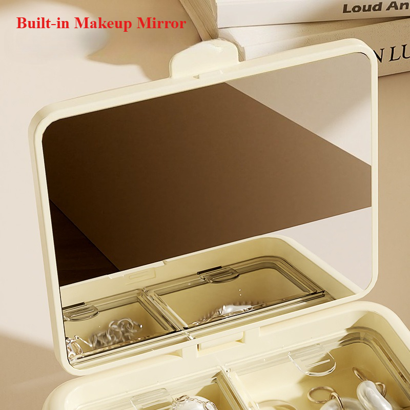 Organizador de joyas portátil, - Accessories Travel Jewelry Box reseña y precio