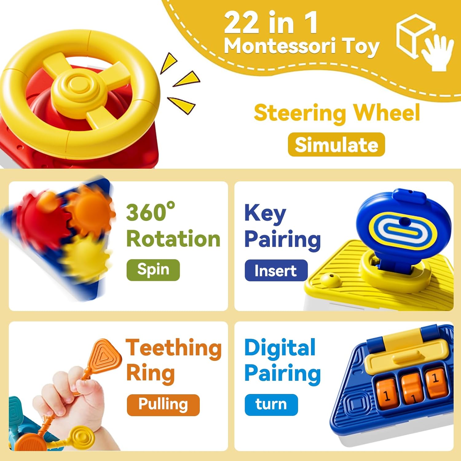 Tablero de actividades para be - Travel Accessories For Baby reseña y precio