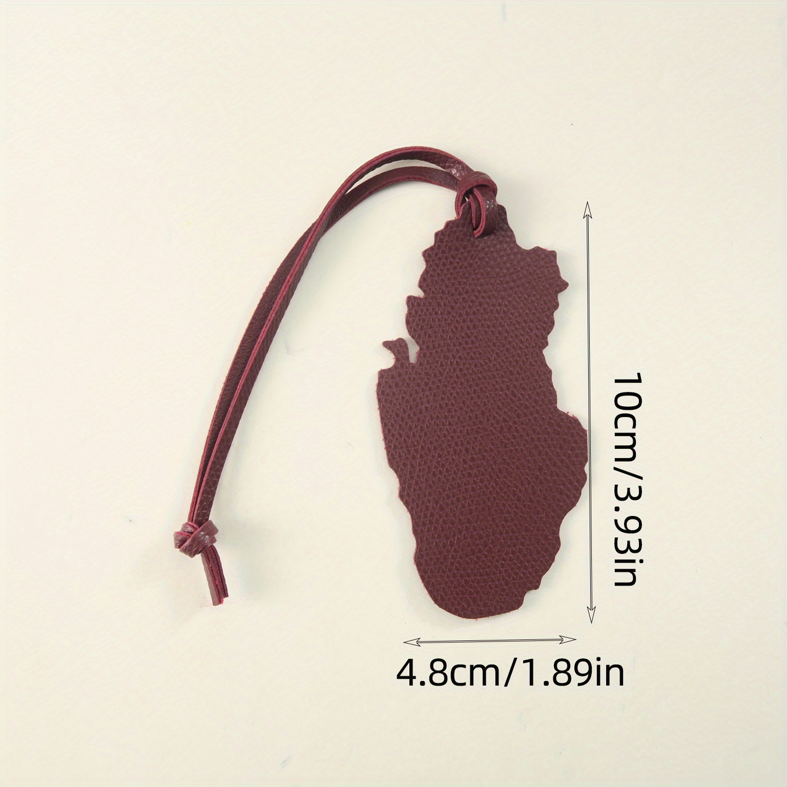 Amuleto de cuero PU con mapa d - Travel Accessories Qatar reseña y precio