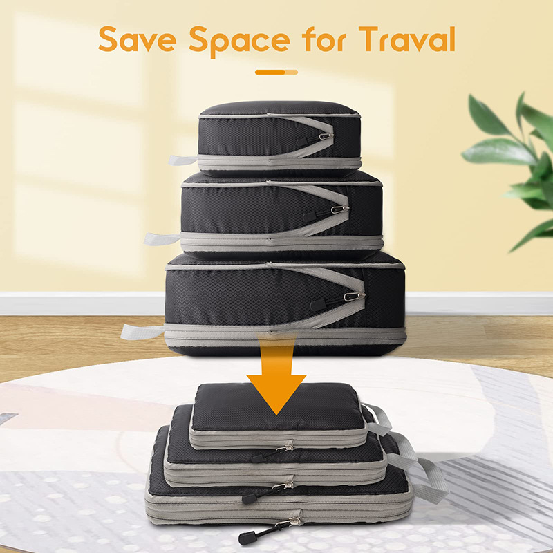 Cubos de embalaje comprimibles - Travel Accessories Organiser reseña y precio