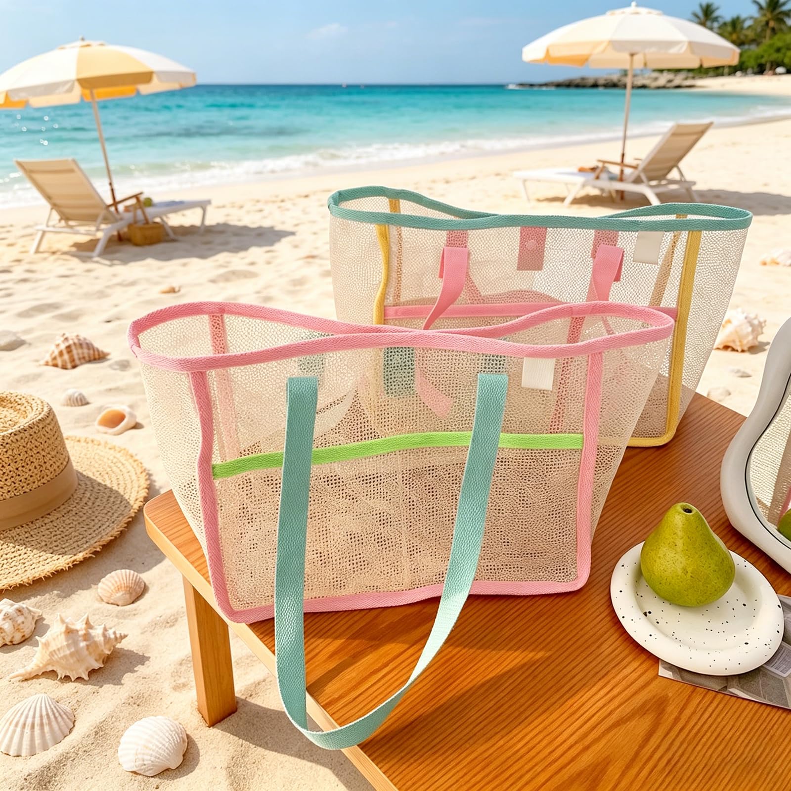 Bolsas de Playa para Mujer, Co - Travel Accessories And Bags reseña y precio