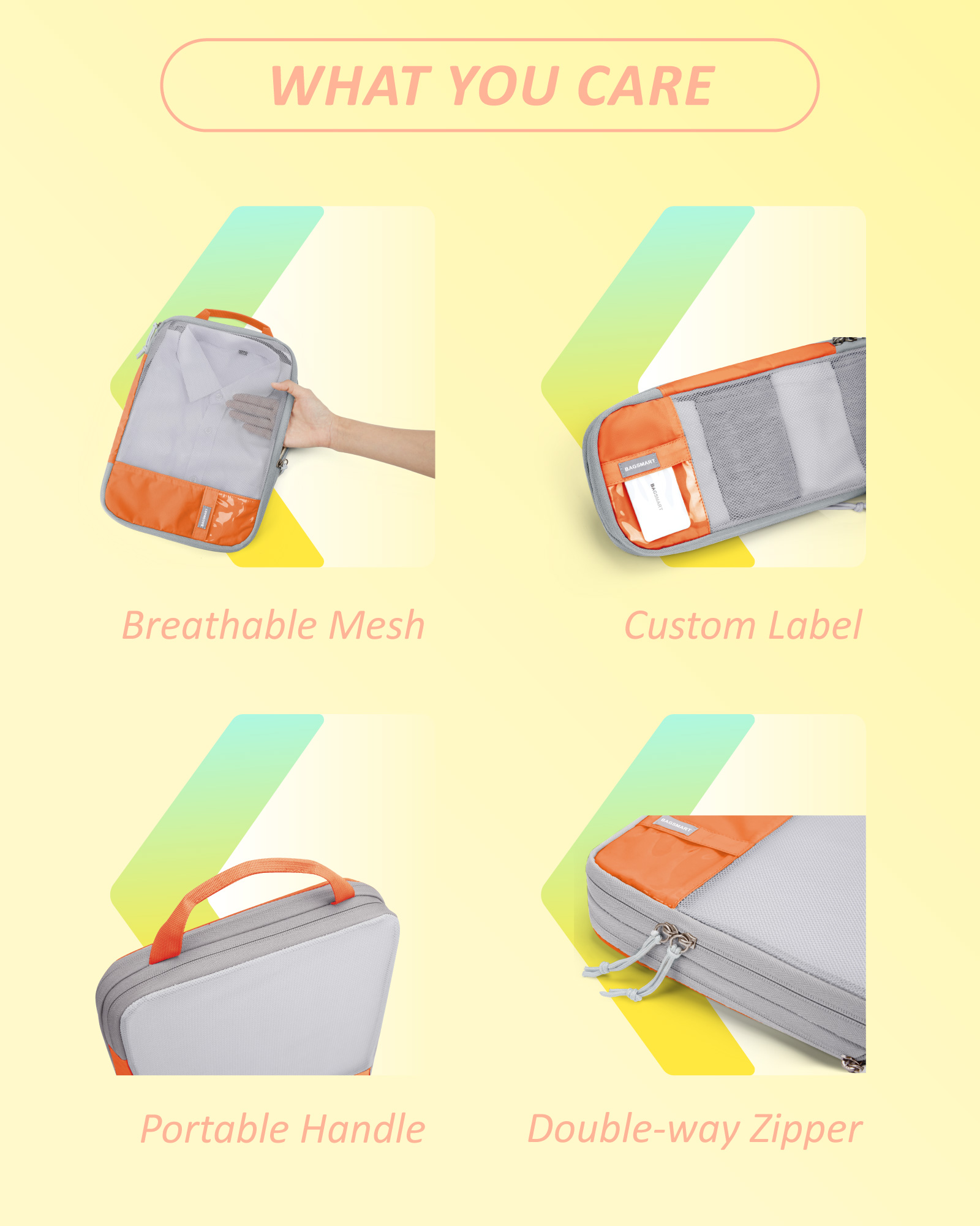 BAGSMART-cubos de embalaje de  - Travel Packing Cube reseña y precio