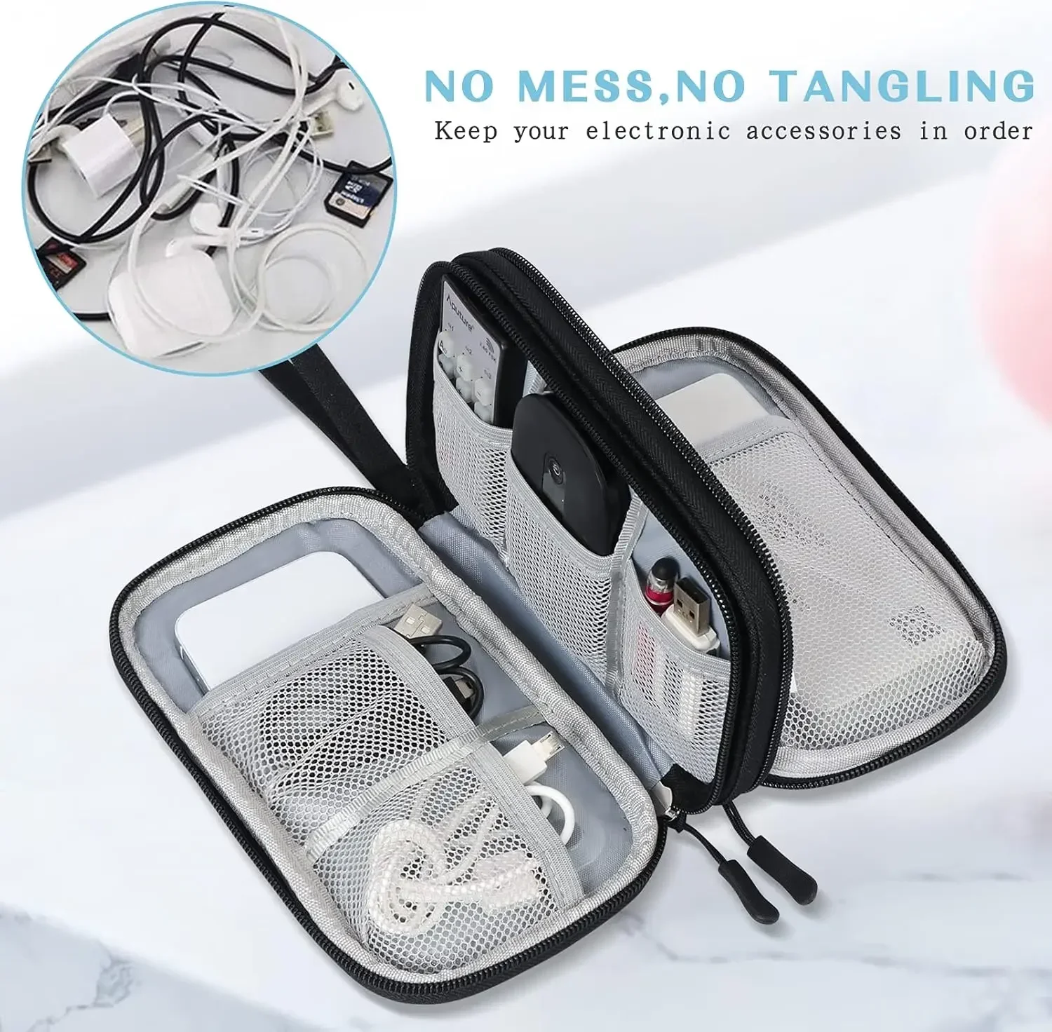 Bolsa de Viaje para Cables, Es - Travel Accessories And Bags reseña y precio