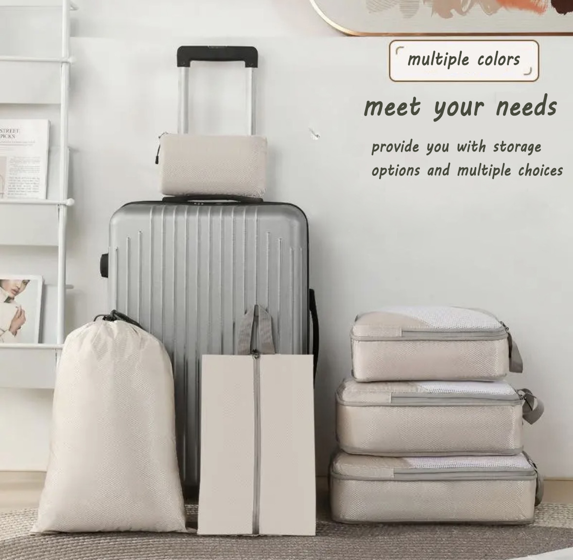 Juego de 6 Cubos de Compresión - Travel Accessories Organiser reseña y precio
