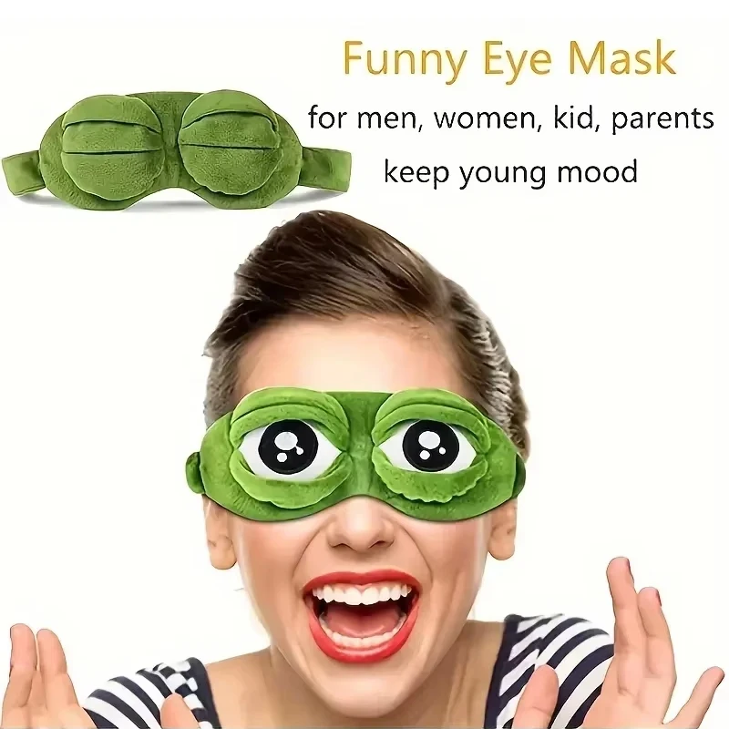 Antifaz con Forma de Rana para - Travel Accessories Eye Mask reseña y precio